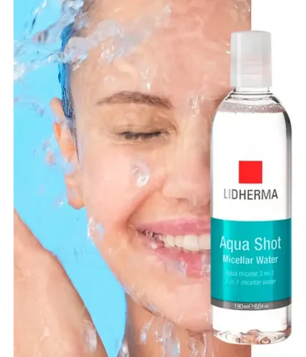 Loción Micelar Aquashot 190ml Lidherma Piel Sensible
