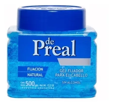 De Preal Gel Fijador Fijación Normal Pote X500grs