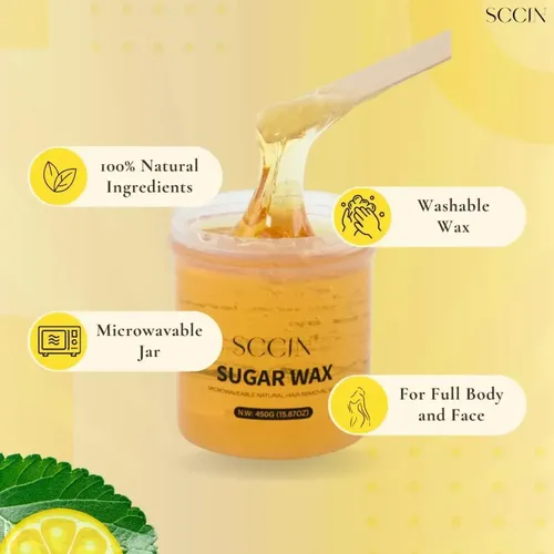 Ac Kit De Depilación Con Cera De Azúcar Natural Sccin