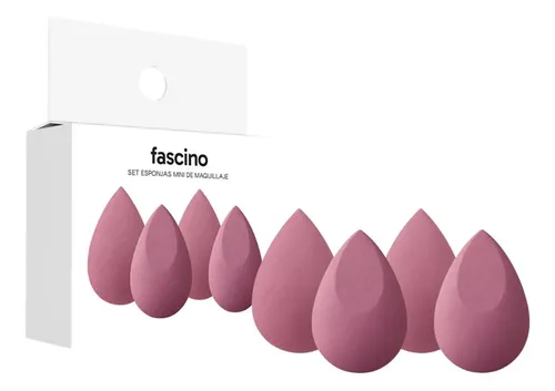 Mini Esponja De Maquillaje Fascino 4 Unidades Set