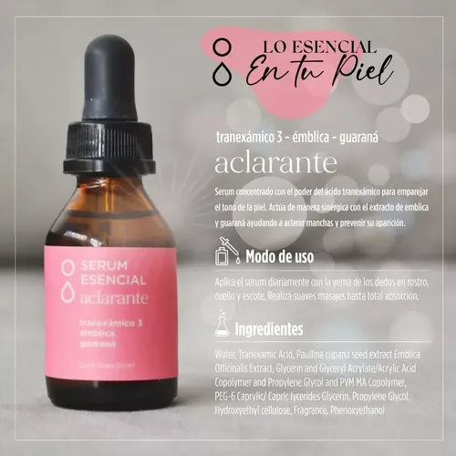Serum y Booster Aclarante Facial Icono con Ácido Tranexámico y Mandélico