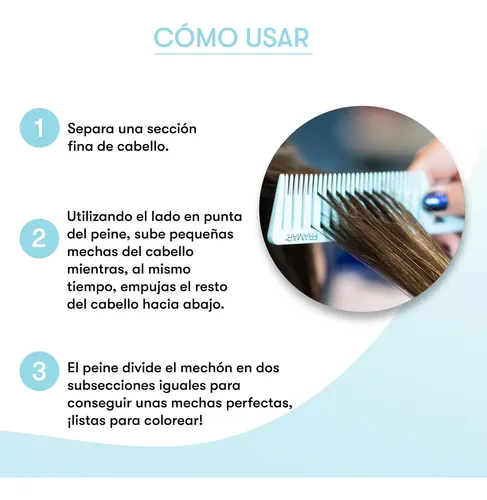 Juego De Brochas Para Teñir El Cabello Framar, Peine Balayag