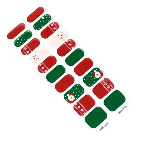 Kit De Pegatinas Para Uñas Navidad Navidad