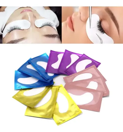 10 Pares Parches Gel Hidrogel Para Extensiones De Pestañas