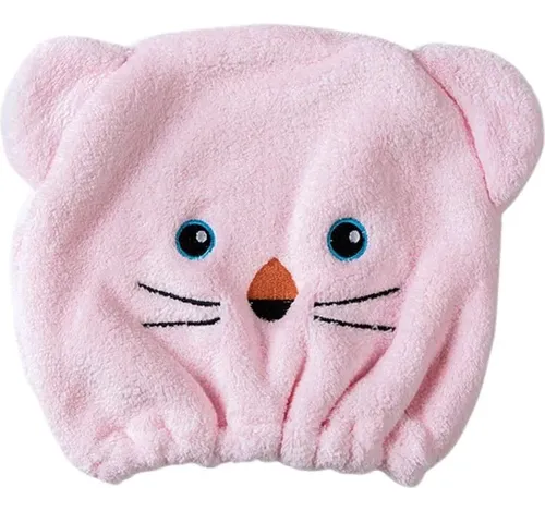 Gorro De Ducha Para Niños, Bonitas Toallas De Baño Envueltas