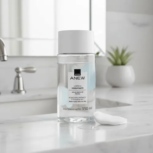 Avon Anew Agua Micelar Facial C/ac.hialuronico Y Vit B3