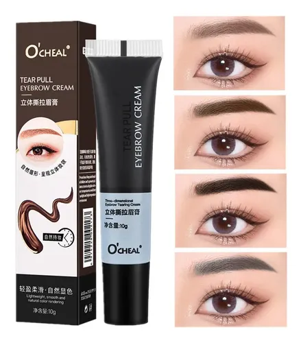 /gel Despegable Para Cejas, 4 Tonos, Impermeable, Semiperman