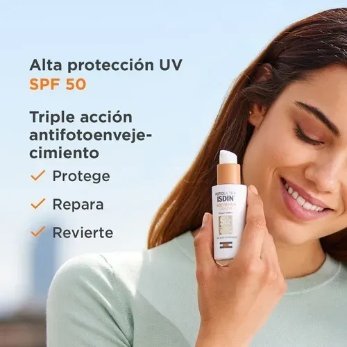 Fotoprotector Isdin Fotoultra Age Repair Color Spf 50- X50ml