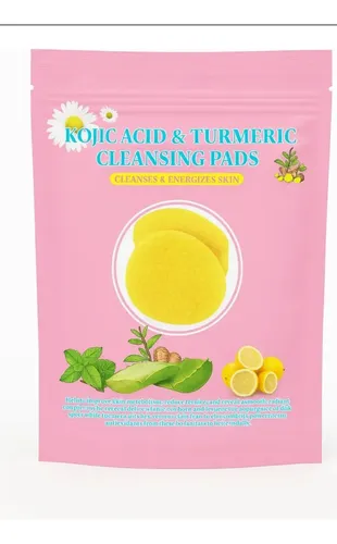 Almohadillas Limpiadoras Ácido Kojico Y Cúrcuma X40 Pads
