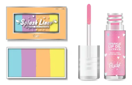 Set De Maquillaje Delineador Y Gloss Lip Oil Rude Cosmetics