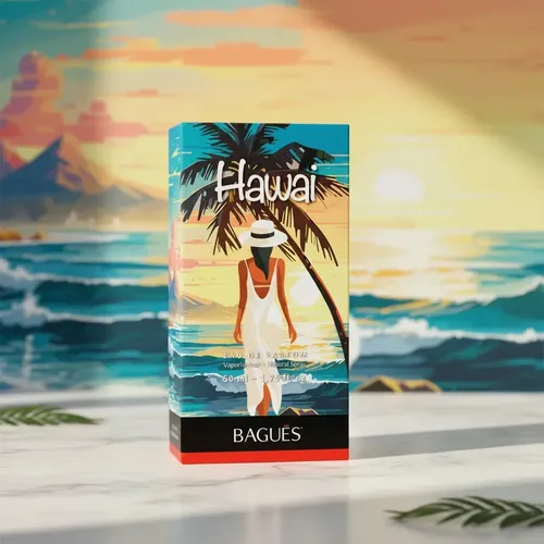 Perfume Parfum Bagués Hawai Pour Femme Floral 50ml Spray