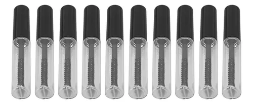 Tubos De Rímel, 10 Unidades Vacíos, De 1,5 Ml, Cerdas Suaves