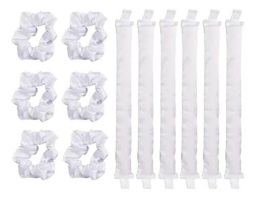 Rulos De Cabello Sin Calor, Cojín De Satén, Rollers Satin