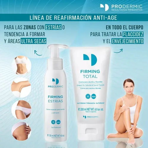 Prodermic Firming Crema Reparadora De Estrias Por 130ml.