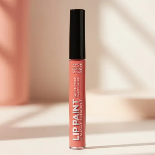 Labial Liquido Lip Paint Semimatte – Hidratante – Avon Color Candy Pink
