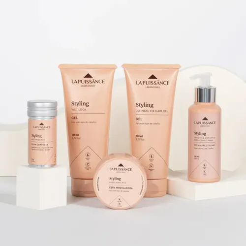 Kit Completo La Puissance Styling Gel Cera Crema Fijación