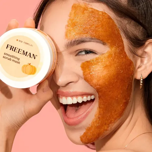 Mascarilla Exfoliante Freeman 2×60 Ml Calabaza Aha Vegana