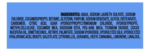 Sedal Shampoo Hialuronico + Vitamina A X 340ml