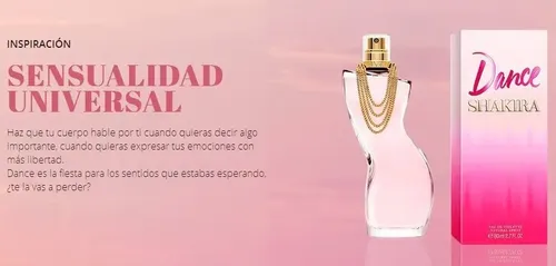 Perfume Mujer Dance By Shakira Edt Vaporizador 80ml