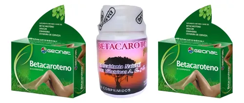 Autobronceante Pastillas Bronceador Protector Piel Betacarot