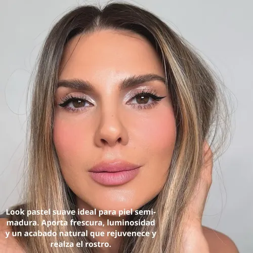 Set Maquillaje Completo Tonos Pastel Look Luminoso Radiante