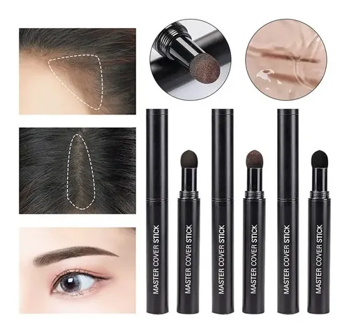 Lápiz Para Raíces Canas Y Cejas Original Temporal Cabello!