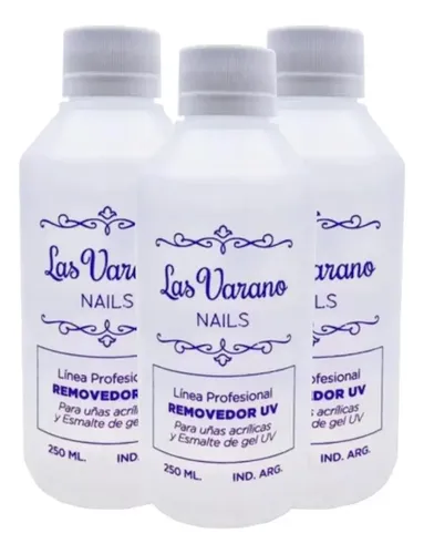 Removedor Para Uñas Semipermanentes Las Varano 250ml