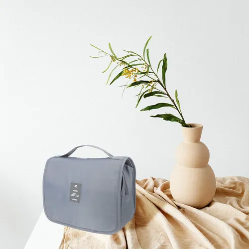 Bolso Maquillaje 2 Uds Con Gancho Colgante Y Asa Interior