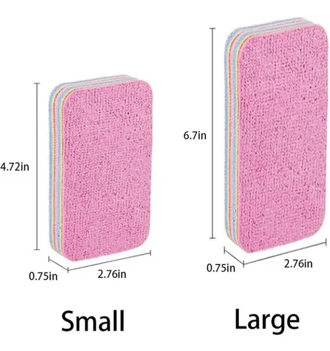 – 12 Caps Microfiber Sponge, Multica Sponja Block