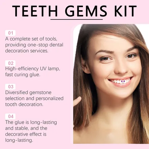 Conjunto De Dentes Diy Eelhope Fashionable, Decoração Dehbz