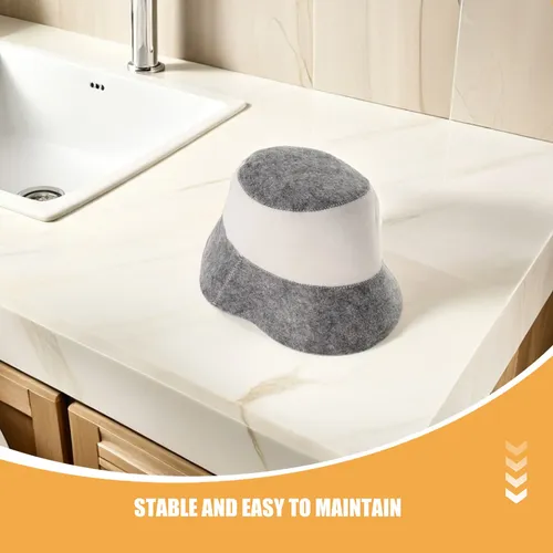 Gorro De Sauna De Fieltro, 2 Unidades: Gorro De Baño De Vapo
