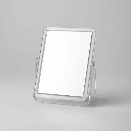 Espejo De Maquillaje Con Pie Dos Caras Aumento Mesa 360°