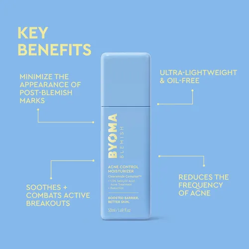 Crema Hidratante Byoma Blemish 50 Ml Acne Control