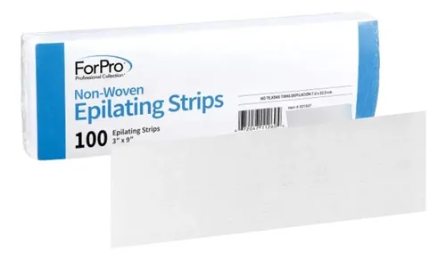 Tiras Depilatorias Forpro 8cm X 23cm 100unidades