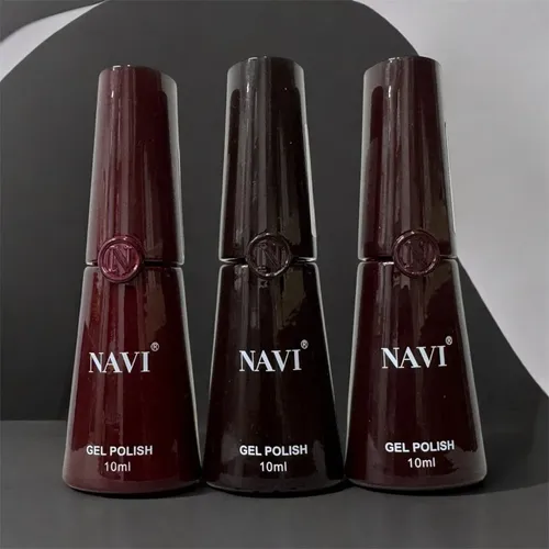 Navi 10ml Gel Polish X3 Uv Bordo Perfecto E Imprescindible