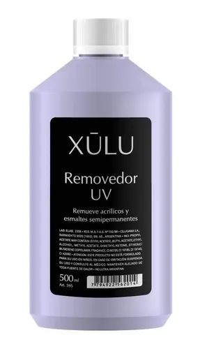 Removedor Para Esmalte Semipermanente Uv Xúlu 500cc Z595