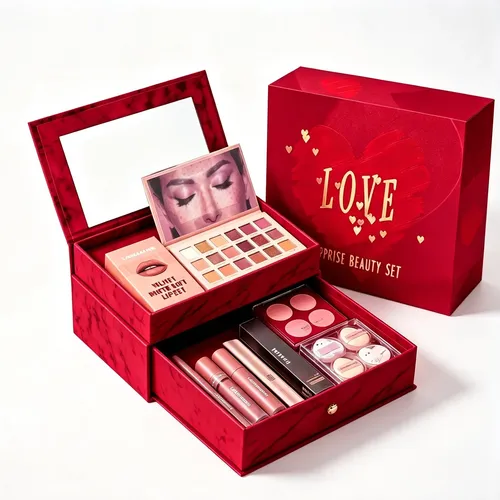 Kit Completo De Maquillaje, Sombra De Ojos Y Lápiz Labial Pa