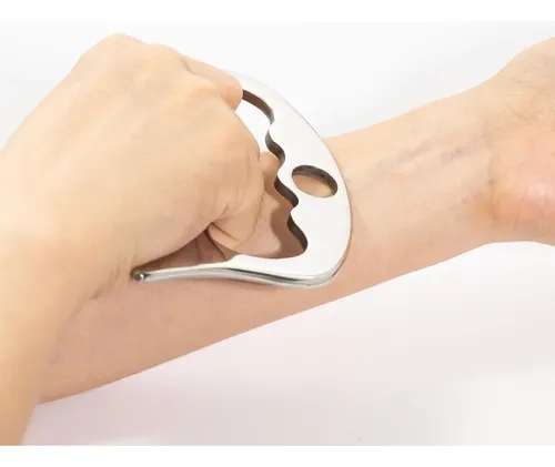 Herramienta Gua Sha Acero Para Masajes Y Dolor Muscular