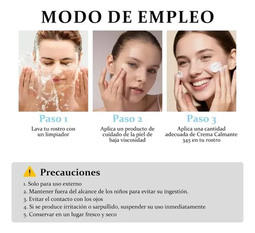 345 Relief Cream, 345 Humectante Calmante, Hidratante