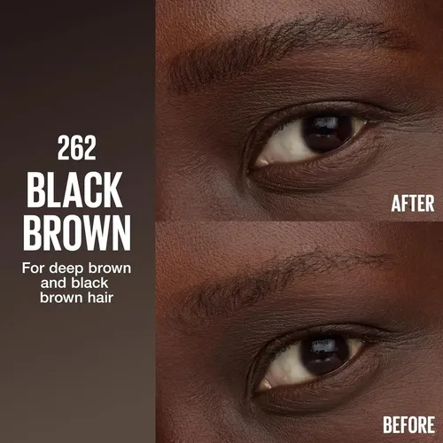 Lapiz Y Fibra De Gel Para Cejas Maybelline Brow Inserts Marrón Oscuro