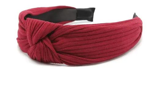 Vincha Para El Pelo Mujer Jersey Importada Lisa Mujer
