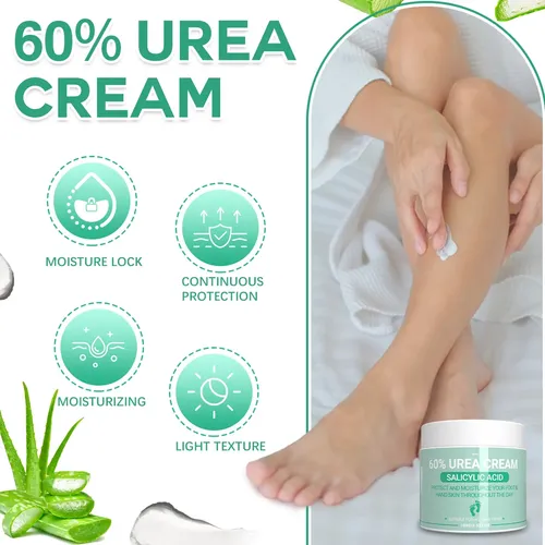 Crema 60% Urea Con Ácido Salicílico Para Pies Y Manos 100g