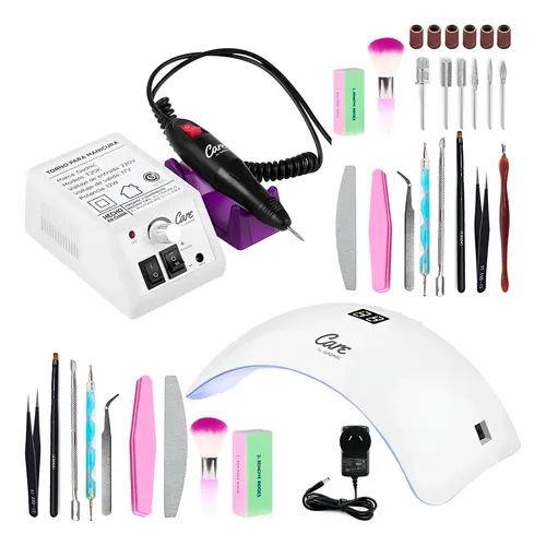 Cabina Para Uñas Gadnic Led 48w+ Torno Electrico Profesional