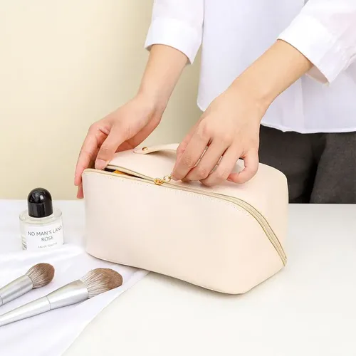 Neceser De Maquillaje Grande Con Apertura Plana