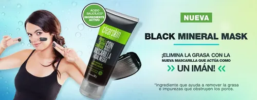 Clearskin Avon Mascarilla Facial Negra Jabon Exfoliante Set
