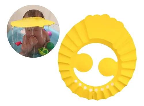 Gorro De Baño Para Bebé Ajustable Con B Estilo 1 Amarillo