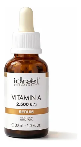 Serum Facial Idraet Vitamina A Renovador Celular Iluminador