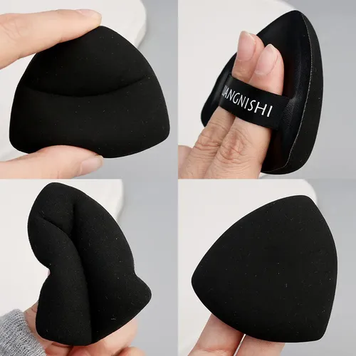 Set De Brochas De Maquillaje Y Esponjas De Maquillaje En For Negro