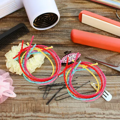 6 Cintas Elásticas For El Pelo, Cordones Elásticos For Hac