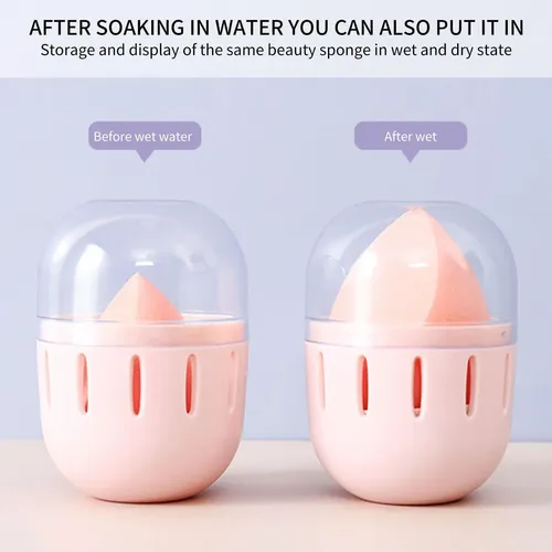 Soporte For Esponja De Maquillaje | Caja Portátil